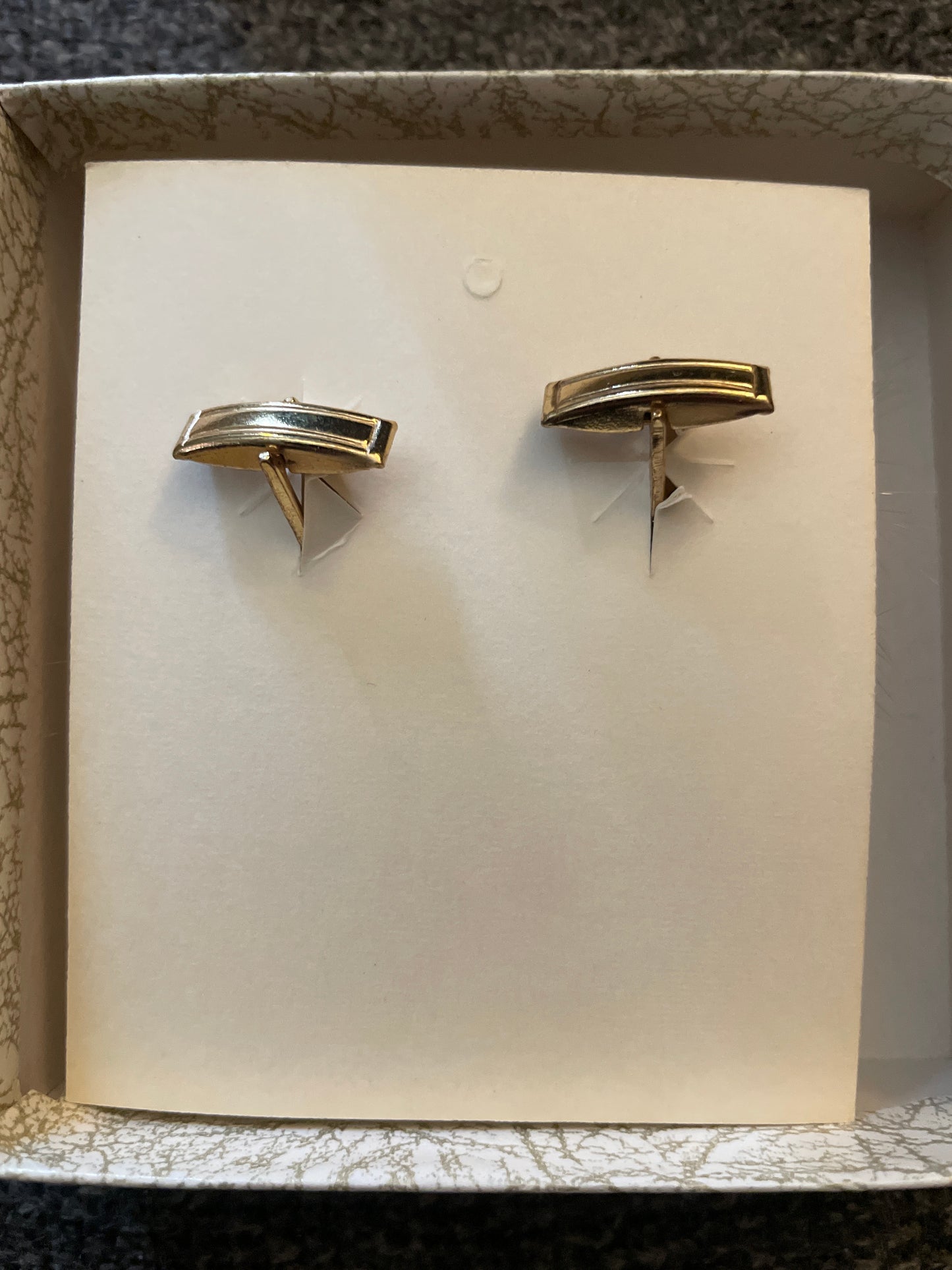 Vintage 1950’s fur cuff links