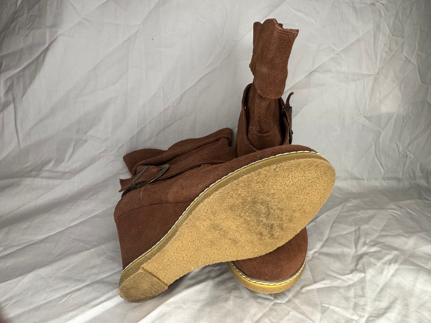 Anthropologie Kelsi Dagger Brown Suede Boots