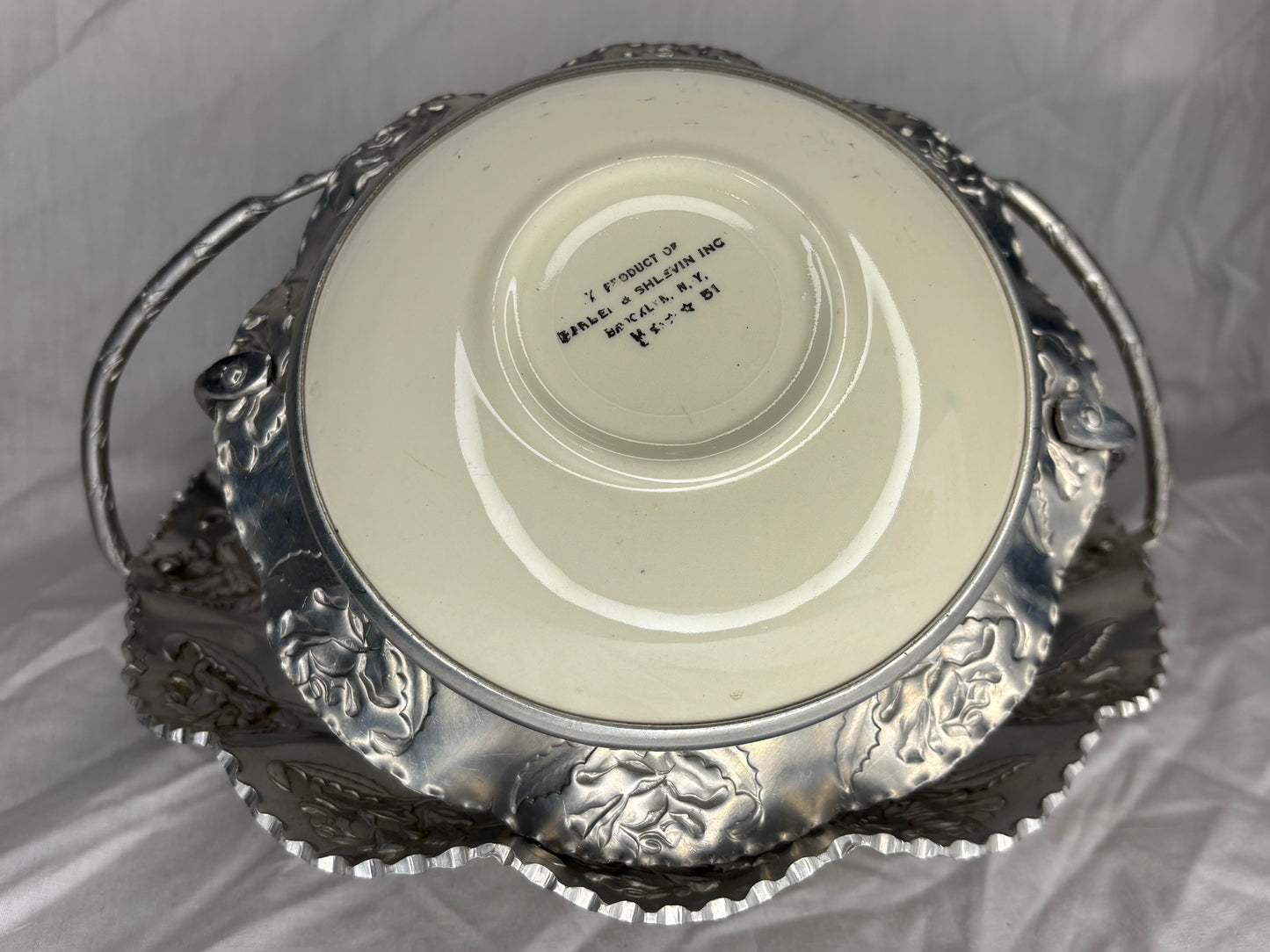 Vintage Farberware serving tray set