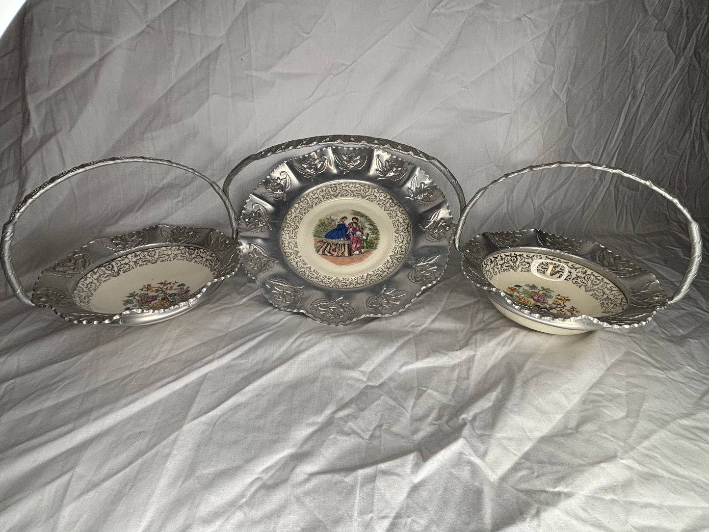 Vintage Farberware serving tray set