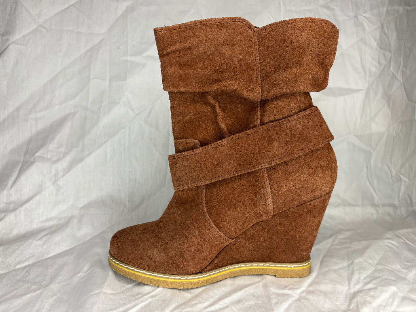 Anthropologie Kelsi Dagger Brown Suede Boots