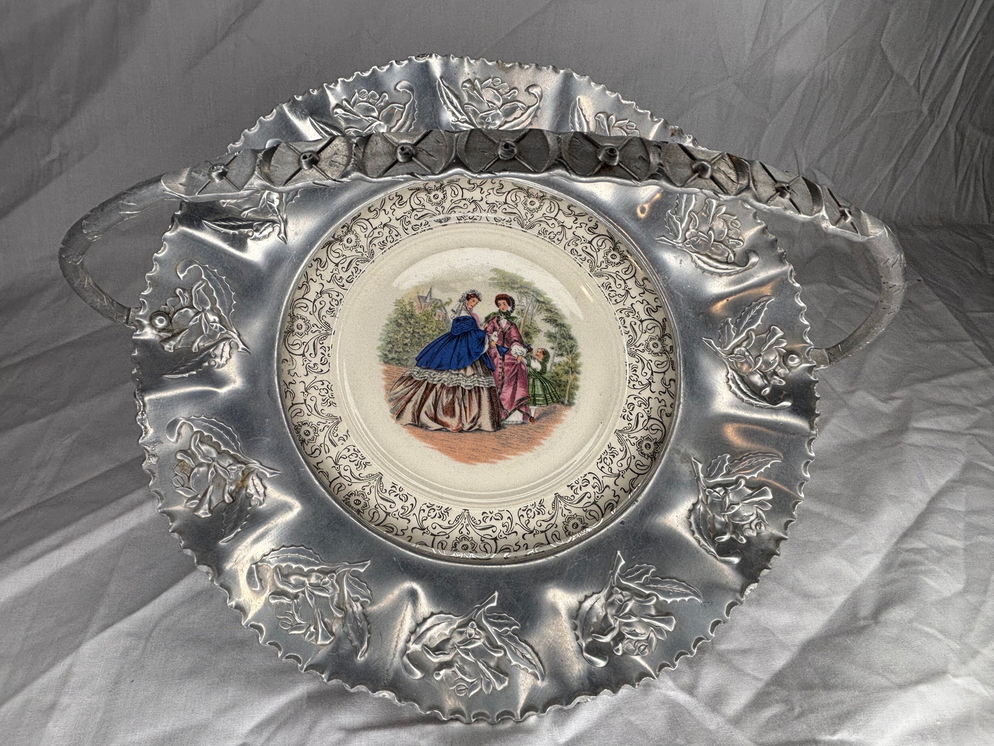 Vintage Farberware serving tray set