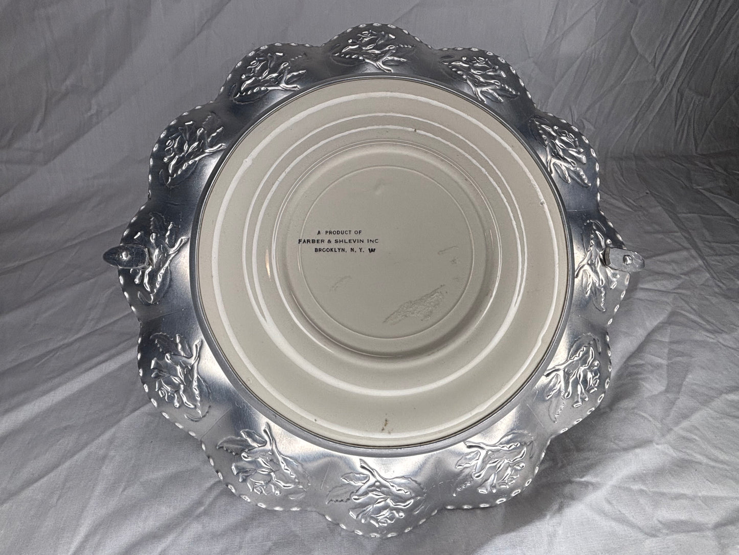 Vintage Farberware serving tray set